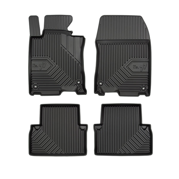 PACK 4 ALFOMBRAS DE GOMA Nº77 HONDA ACCORD VIII 2008-2015