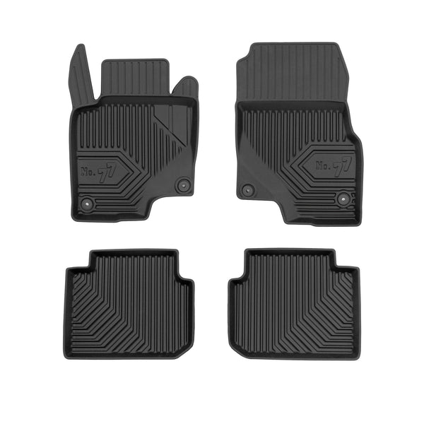 PACK 4 ALFOMBRILLAS DE GOMA Nº77 SMART FOURFOUR I 2004-2006