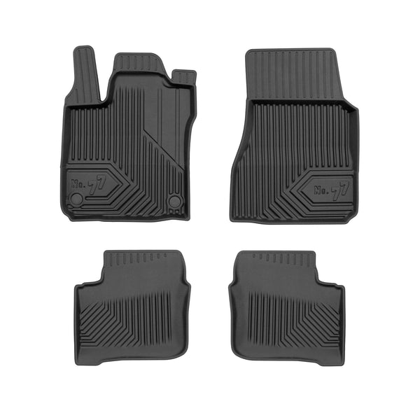 PACK 4 ALFOMBRILLAS DE GOMA Nº77 SMART FOURFOUR II 2014-2020