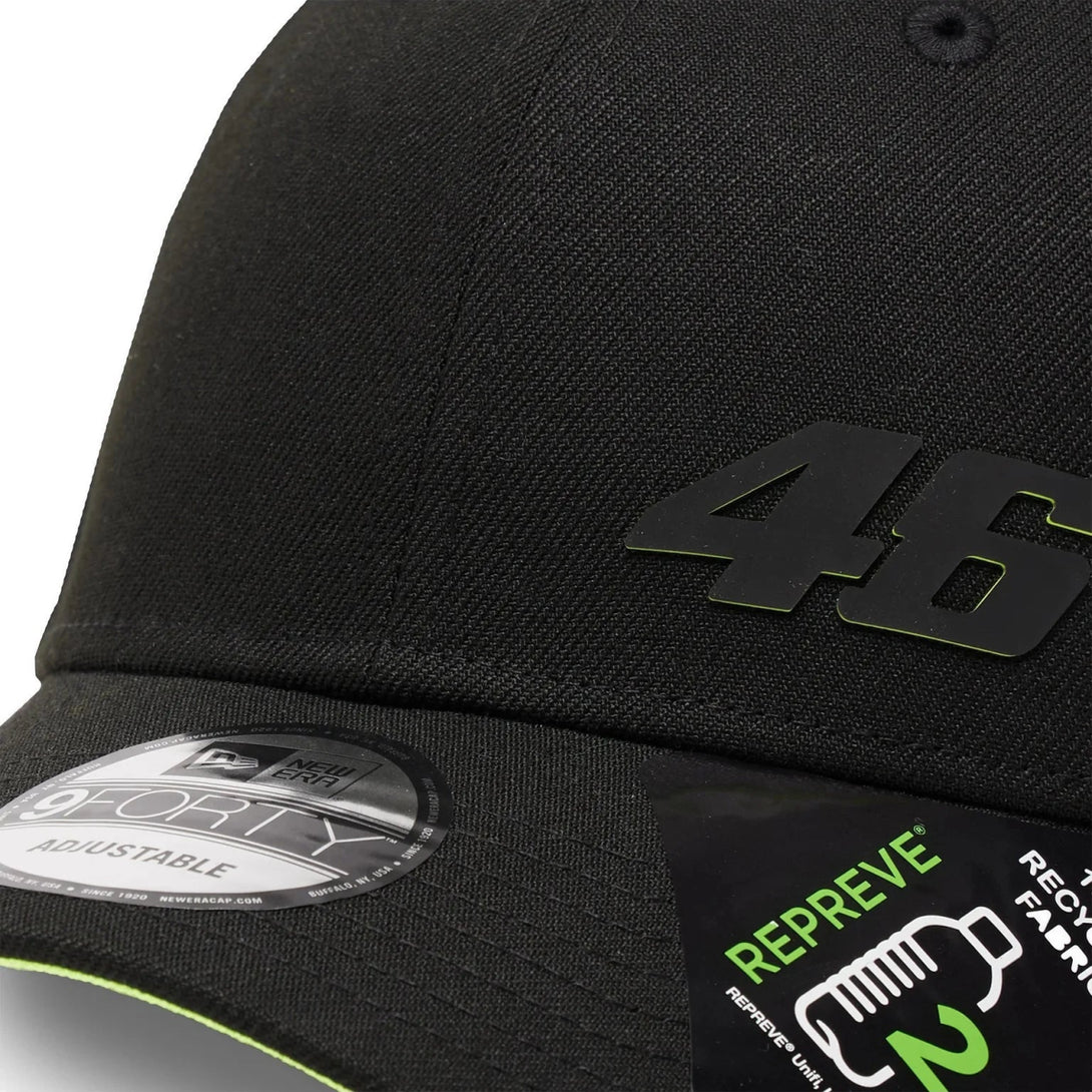 Boné Valentino Rossi VR46 9FORTY Repreve Preto - VR46