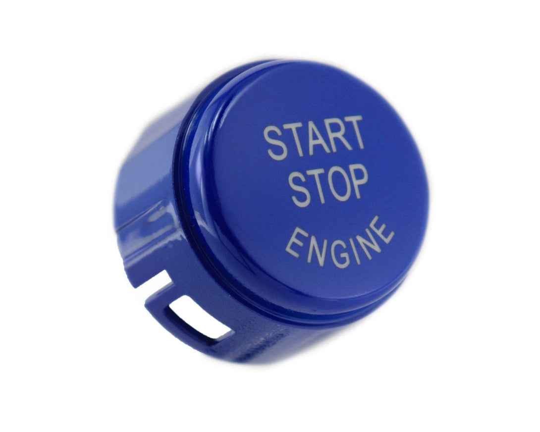 Botão Start Stop Azul Brilhante BMW Série 1 2 3 5 6 7 X1 X2 X3 X4 X5 X6 F21 F22 F10 F11 - GTD Car Parts