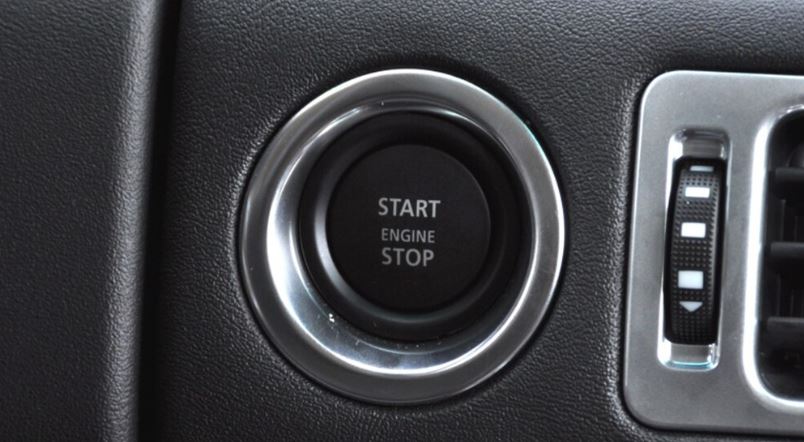 Botão Start Stop Preto Range Rover 2010 - 2012 - GTD Car Parts