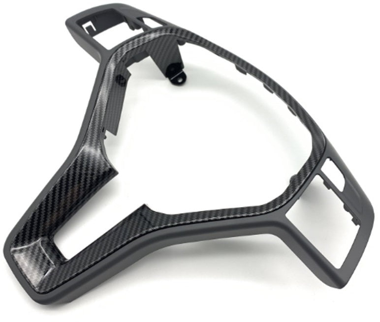 Moldura 35mm Volante Cinza Escuro / Carbono Mercedes - Benz AMG Classe A B C E CLA GLA CLS W176 W246 W204 W212 2011 - 2019 - GTD Car Parts