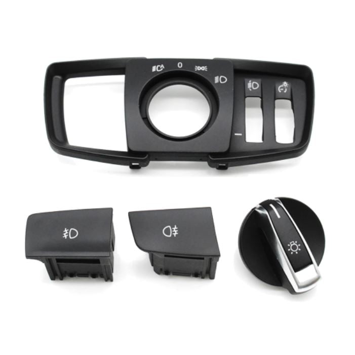 Moldura 4 Peças Comutador Luzes BMW Série 1/2/3/4 F20 F22 F30 F36 - GTD Car Parts