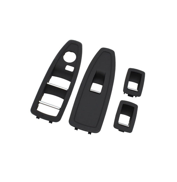 Pack 4 Molduras Vidros Preto BMW Série 1/3/4 F20 F30 F36 S/ Esp. Rebatíveis - GTD Car Parts