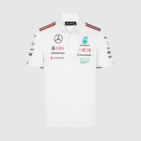 Polo Mercedes AMG Petronas F1 Branco 2024
