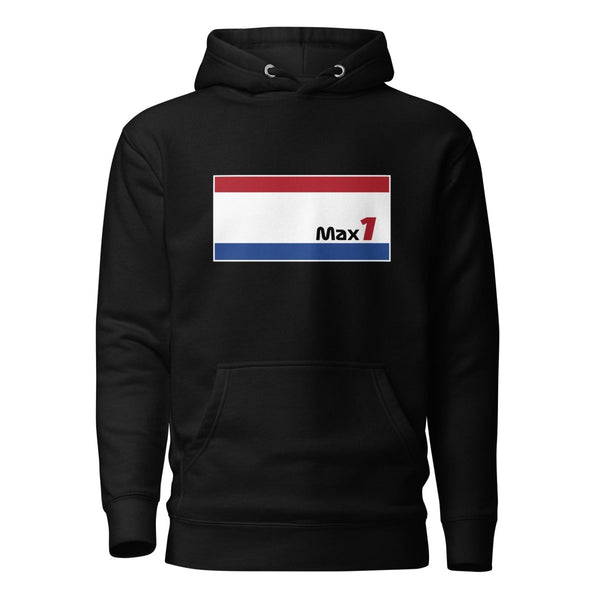 Sweat Hoodie Max 1 Flag Dark - Autocubo