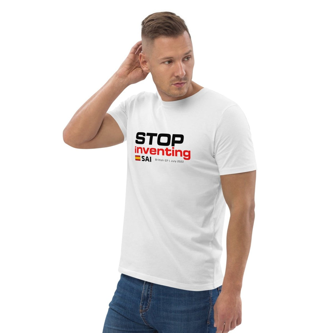 T - shirt Carlos Sainz Formula 1 Stop Inventing - Autocubo