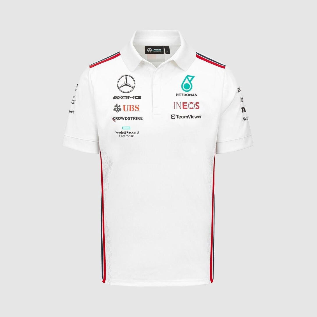 Polo Mercedes AMG Petronas F1 Branco 2023 - Mercedes AMG Petronas Motorsport