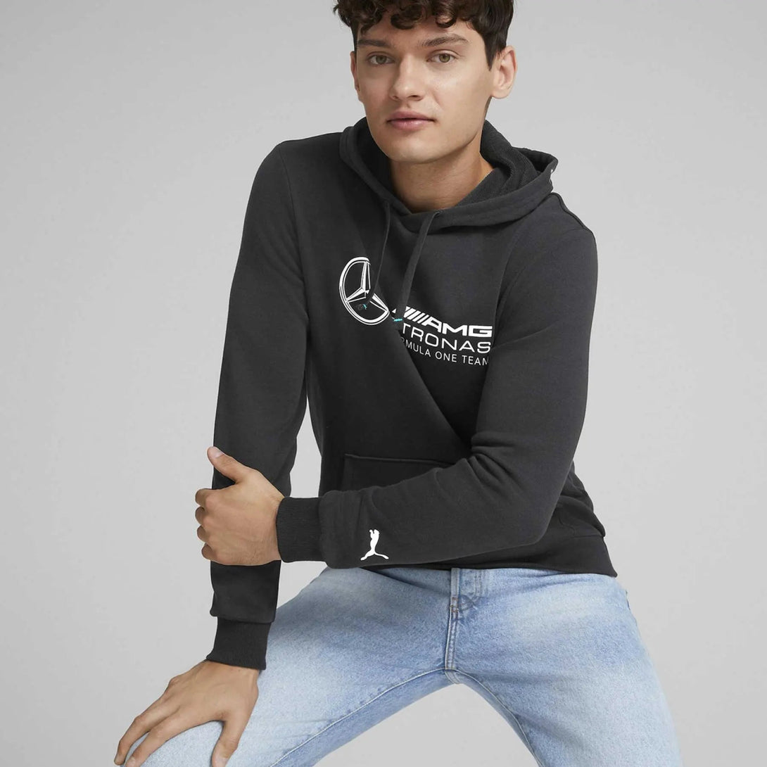 Sweat Hoodie Puma Mercedes AMG Preta - Mercedes AMG Petronas Motorsport