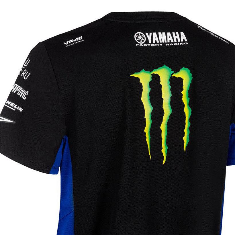 T-shirt Valentino Rossi VR46 Yamaha Black and Blue 2021 - VR46